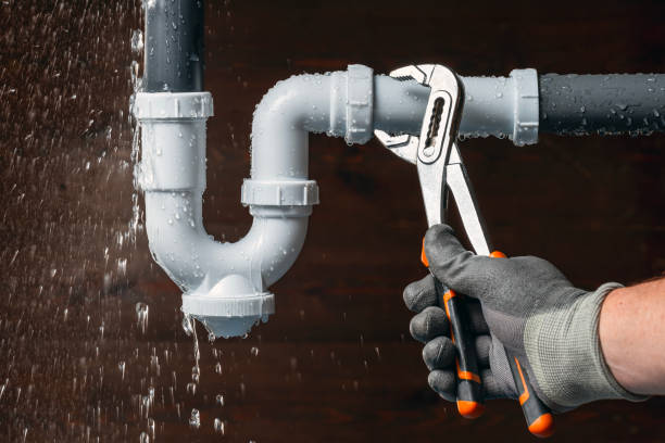 Professional Plumbing technician working in Sandy Level, VA